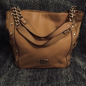 Michael Kors*** Delancy Lg Shoulder tote. Suntan leather. Gently used smoke free